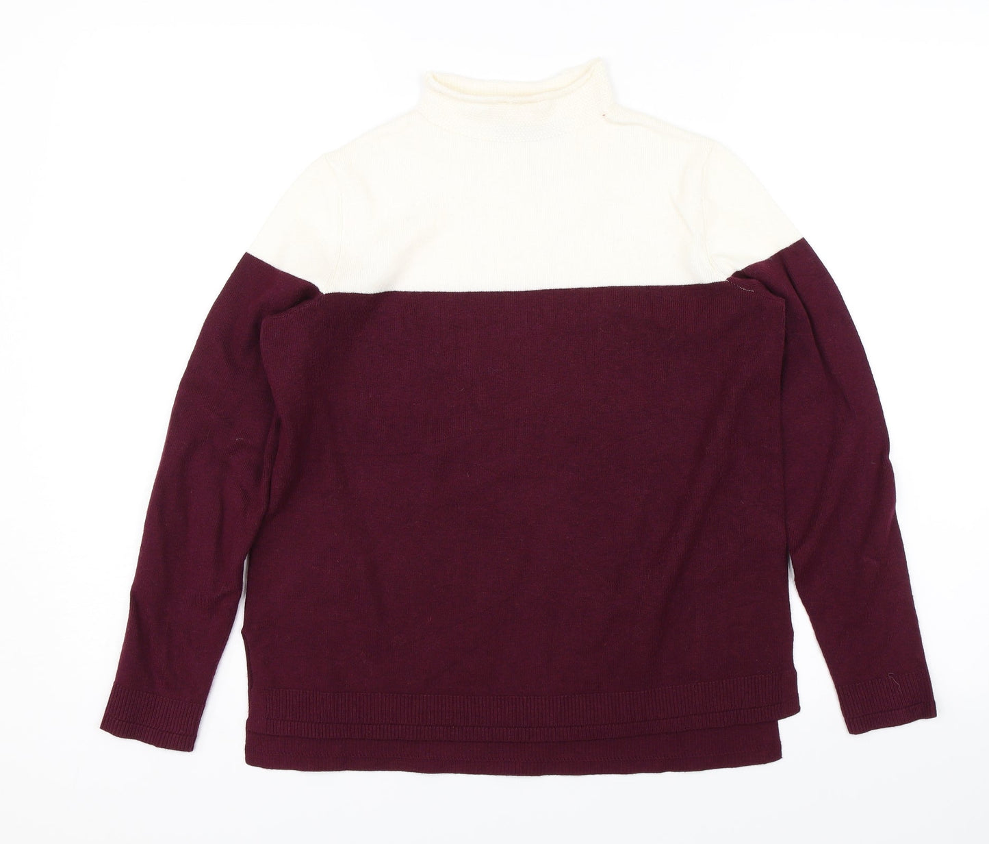 M&S Womens White   Pullover Jumper Size 10