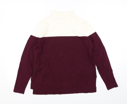 M&S Womens White   Pullover Jumper Size 10