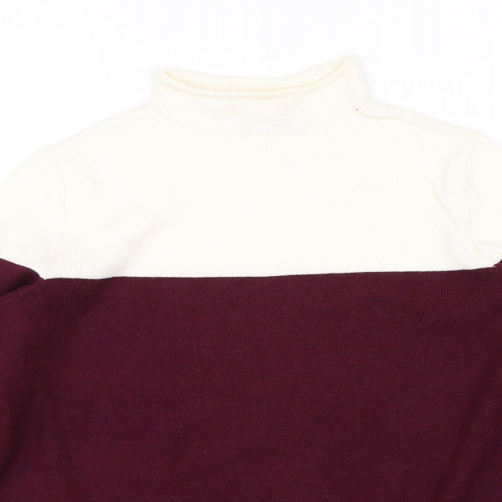 M&S Womens White   Pullover Jumper Size 10