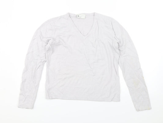 BHS Womens Grey   Jersey T-Shirt Size 14
