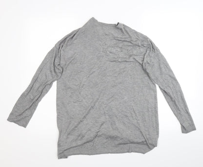 H&M Womens Grey   Cardigan Jumper Size M