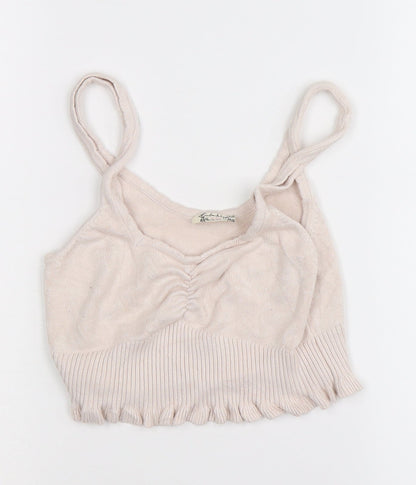 infataly Girls Pink   Cropped Tank Size S