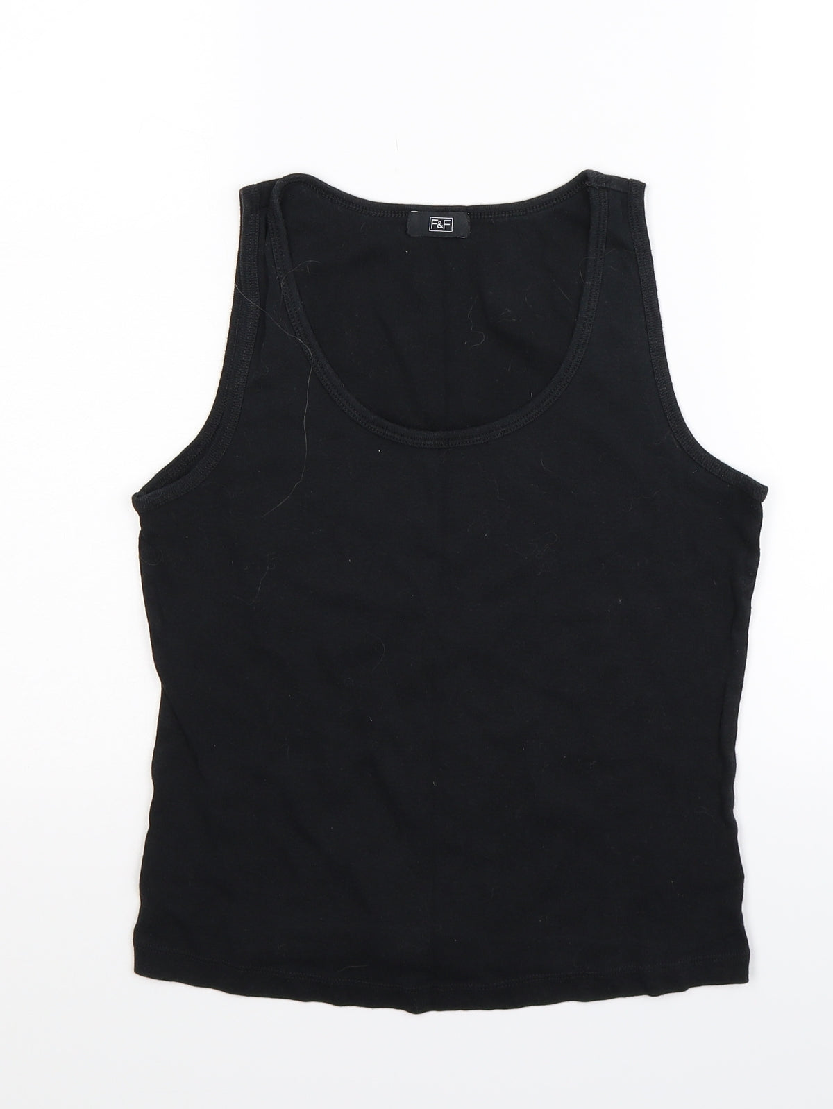 F&F Womens Black   Basic Tank Size 12