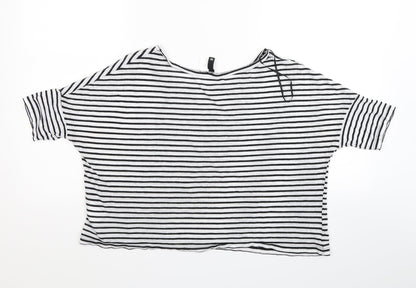 Womens UK Size M Divided White Basic Blouse