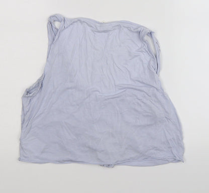 Womens UK Size S Preworn Purple Basic Tank