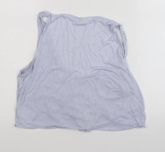 Womens UK Size S Preworn Purple Basic Tank