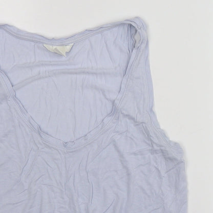 Womens UK Size S Preworn Purple Basic Tank