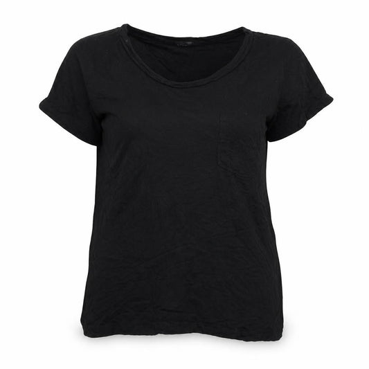 Womens UK Size S Divided Black Basic T-Shirt