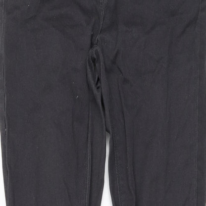 NEXT Womens Black  Denim Skinny Jeans Size 8 L30 in
