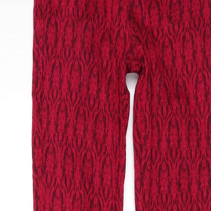 GONDOLA BUE Womens Red  Denim Skinny Jeans Size XS L27 in