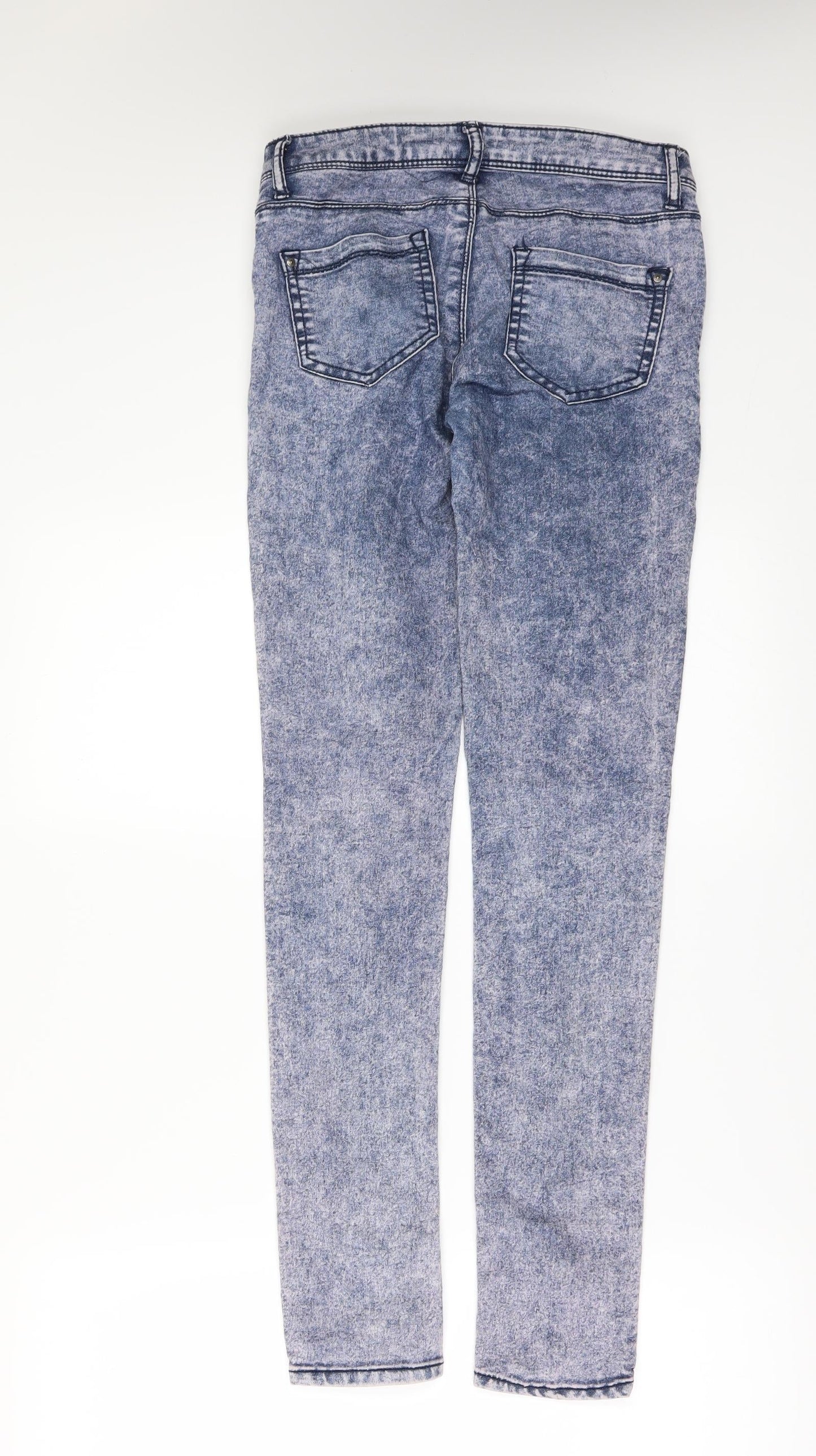 Denim & Co. Womens Blue  Denim Skinny Jeans Size 6 L30 in