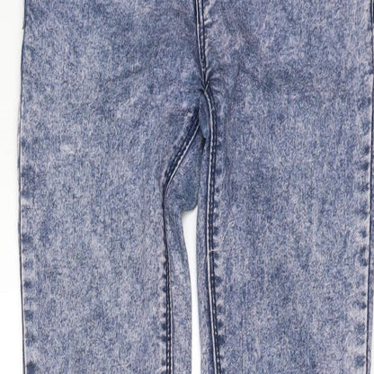 Denim & Co. Womens Blue  Denim Skinny Jeans Size 6 L30 in