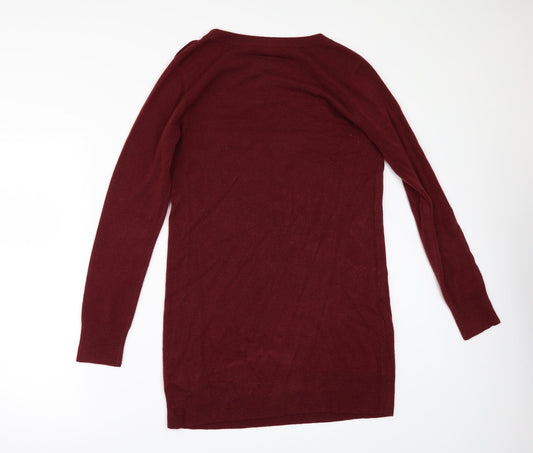 Dorothy Perkins Womens Red   Jumper Dress  Size 4