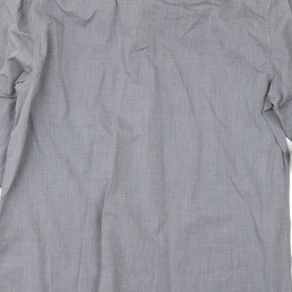 TU Mens Grey    Button-Up Size 15.5