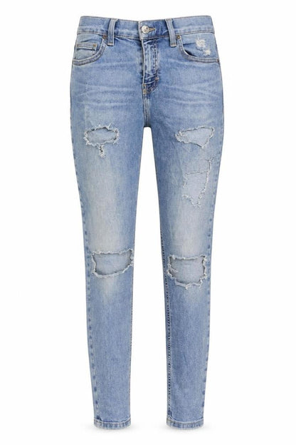 Womens UK Size 26 in Topshop Regular Fit Skinny Blue Jeans