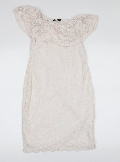 Select Womens White   Mini  Size 10