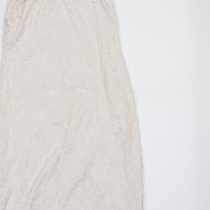 Select Womens White   Mini  Size 10