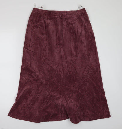 Oscar B Womens Pink   A-Line Skirt Size 14