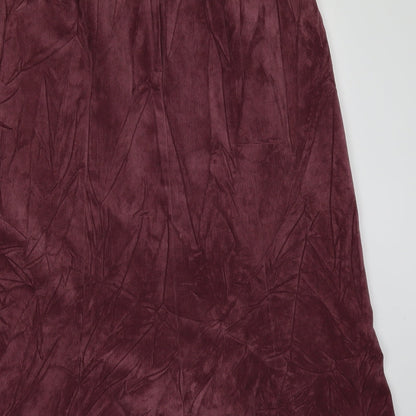 Oscar B Womens Pink   A-Line Skirt Size 14