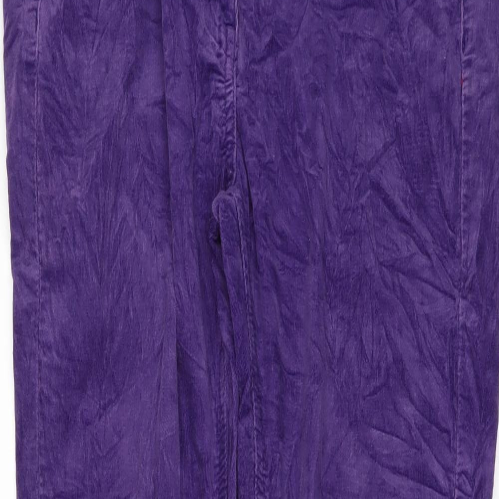 Matalan Womens Purple  Corduroy Skinny Jeans Size 28 in L20 in