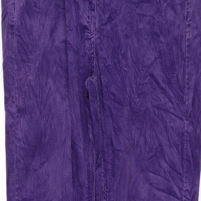 Matalan Womens Purple  Corduroy Skinny Jeans Size 28 in L20 in