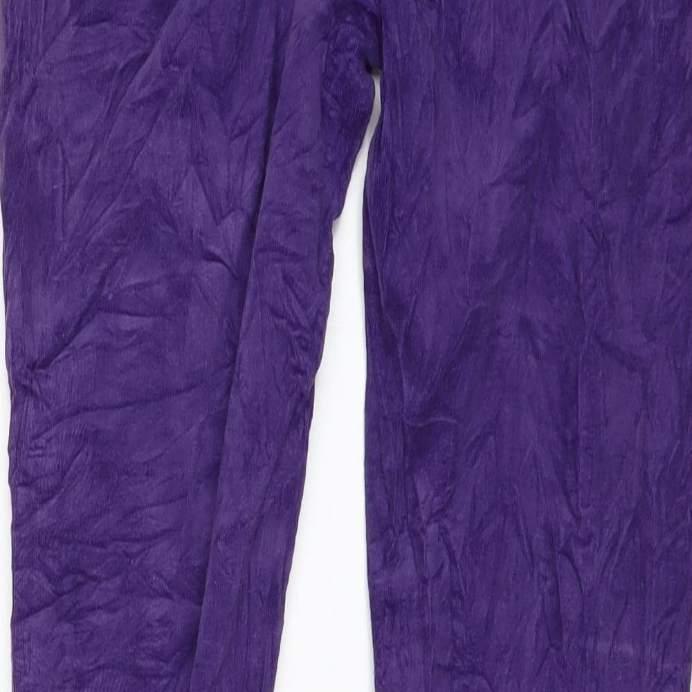 Matalan Womens Purple  Corduroy Skinny Jeans Size 28 in L20 in