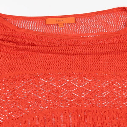 Womens UK Size 14 NEXT Orange Basic T-Shirt
