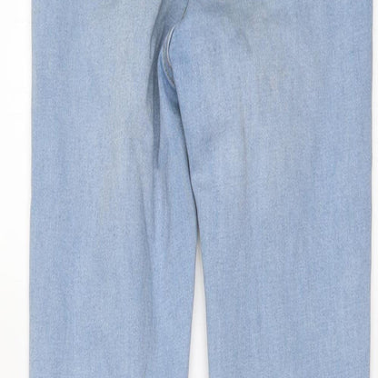 Denim & Co. Womens Blue  Denim Skinny Jeans Size 8 L28 in