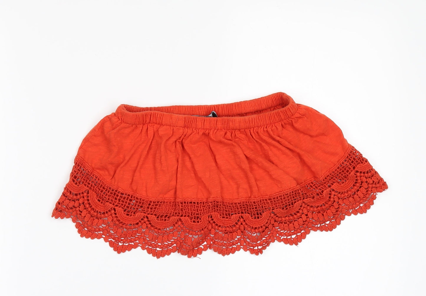 Primark Womens Orange   Cropped T-Shirt Size 8