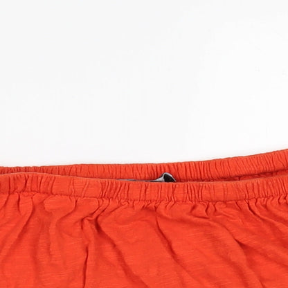 Primark Womens Orange   Cropped T-Shirt Size 8