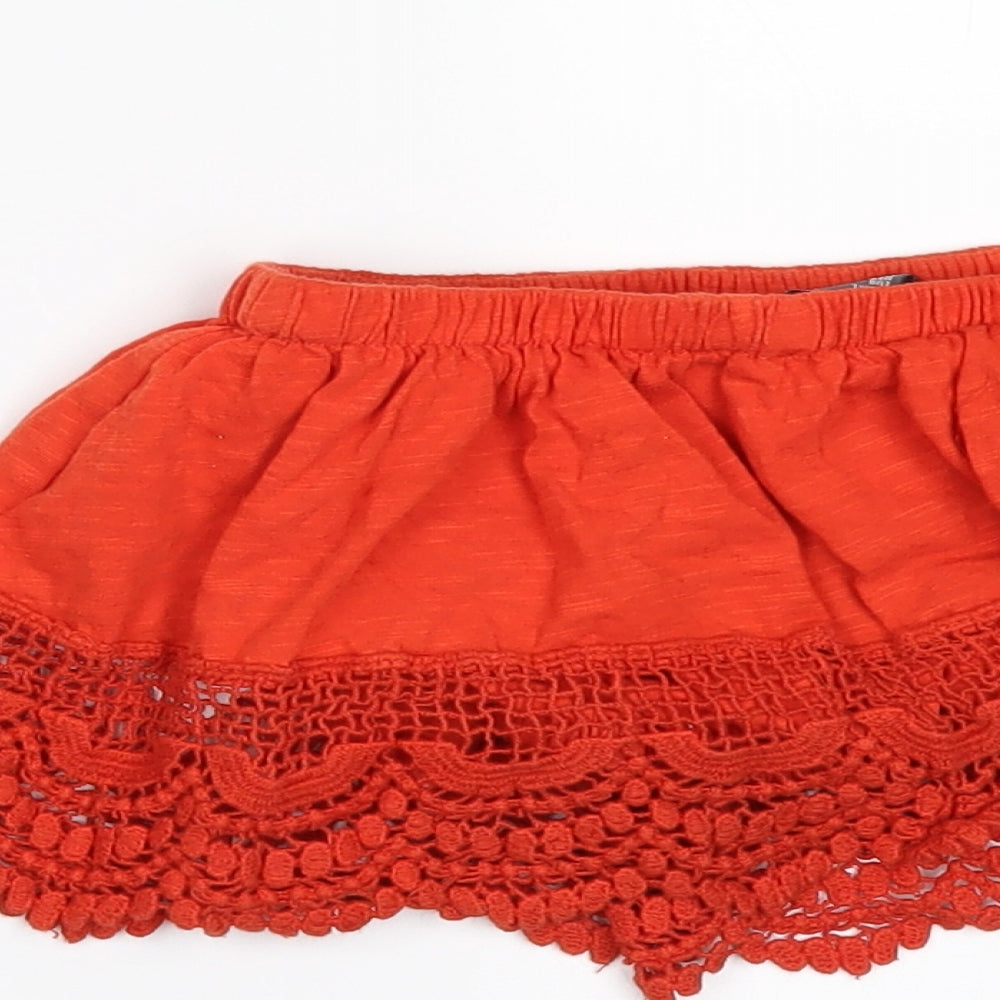 Primark Womens Orange   Cropped T-Shirt Size 8