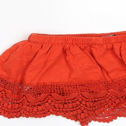 Primark Womens Orange   Cropped T-Shirt Size 8
