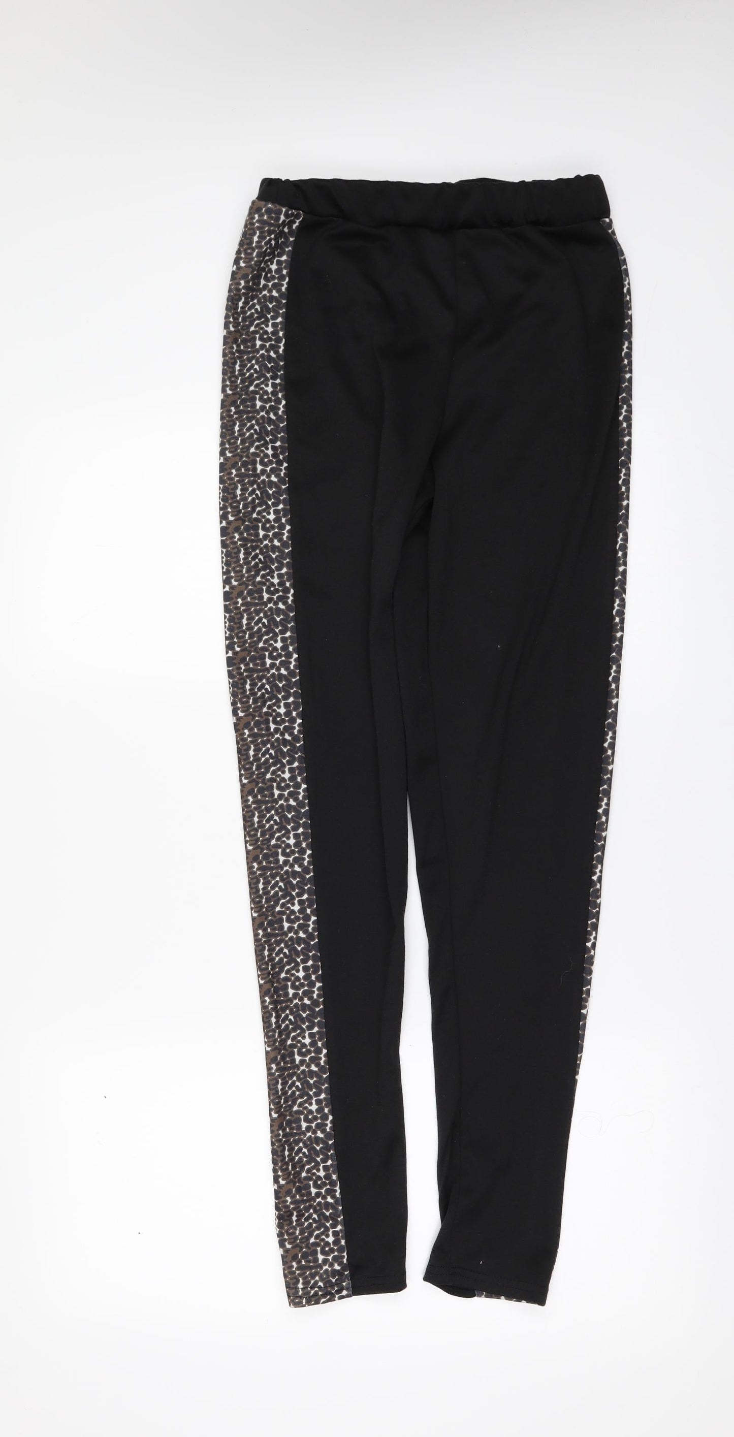 Womens UK Size 10 I SAW IT FIRST Regular Fit Carrot Black Trousers