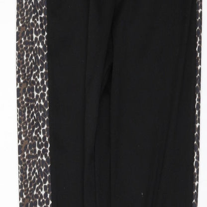 Womens UK Size 10 I SAW IT FIRST Regular Fit Carrot Black Trousers