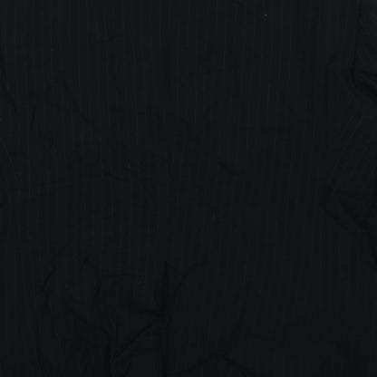 Cadenza Mens Black Striped  Jacket Blazer Size 42