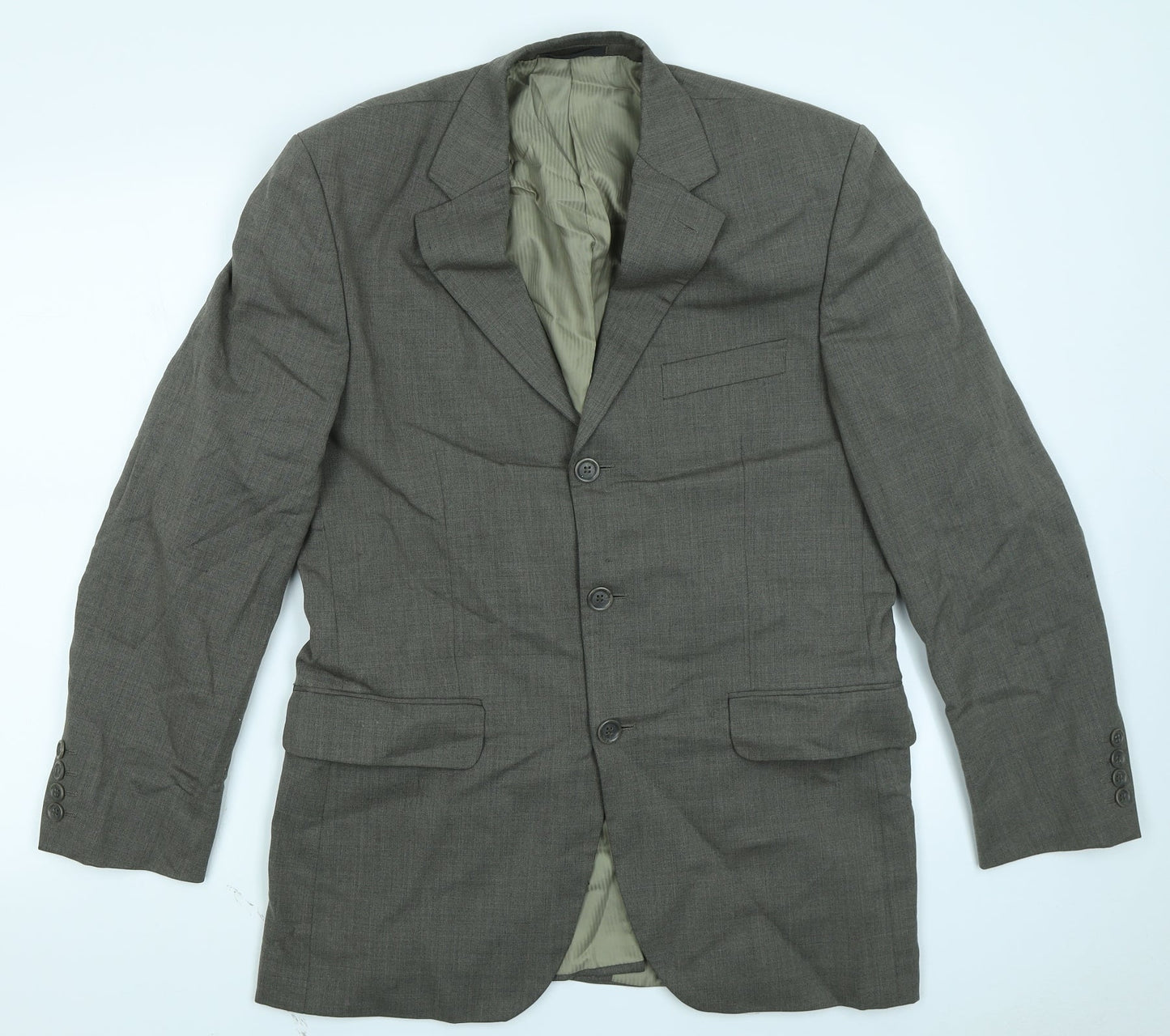Mens UK Size 38 BHS Regular Brown Suit Jacket