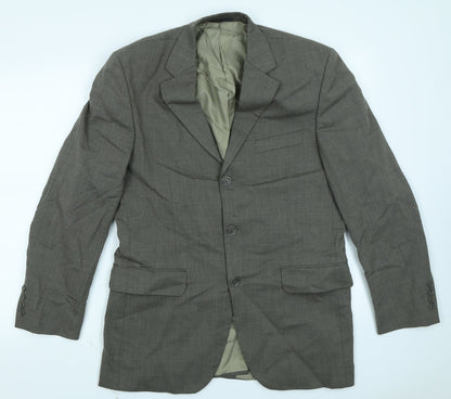 Mens UK Size 38 BHS Regular Brown Suit Jacket