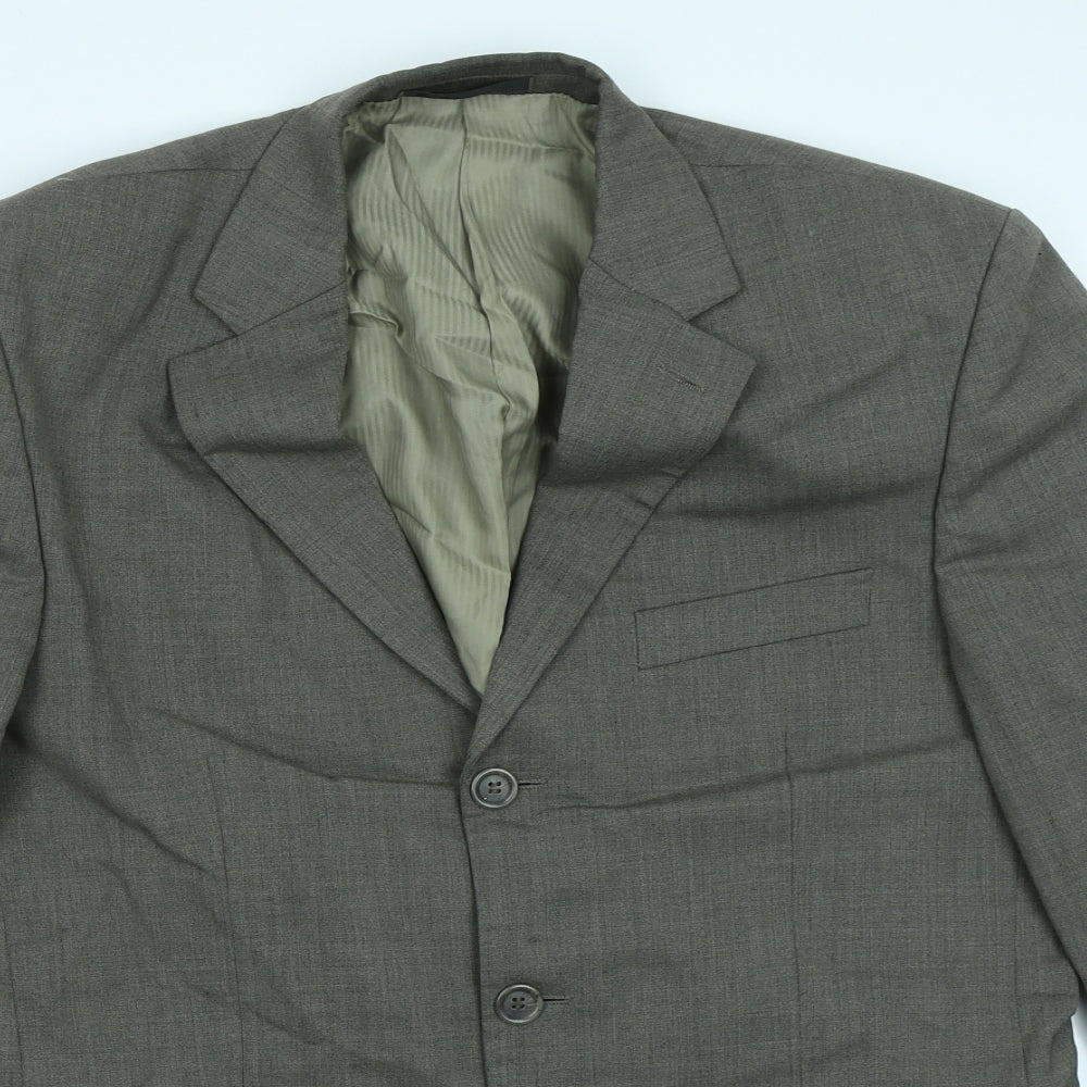 Mens UK Size 38 BHS Regular Brown Suit Jacket