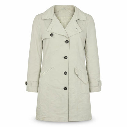 Womens UK Size 2 M&S Beige Overcoat
