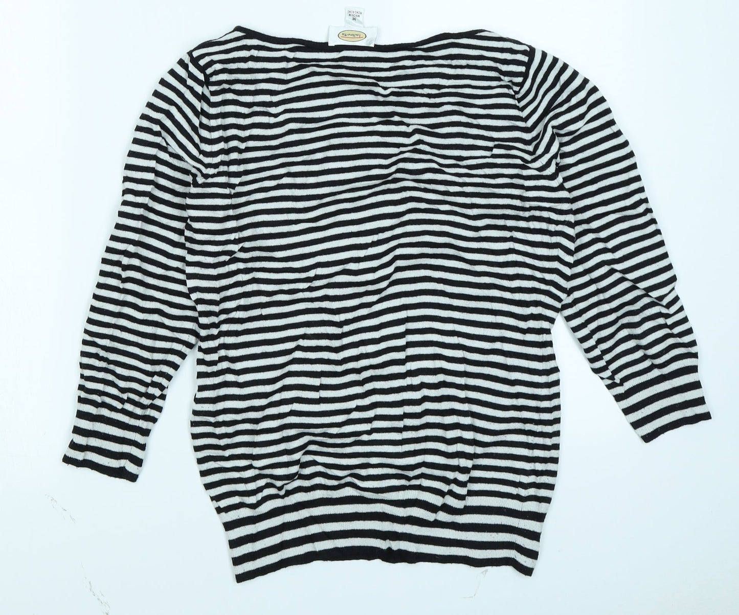 Womens UK Size M Talbots Black Basic T-Shirt