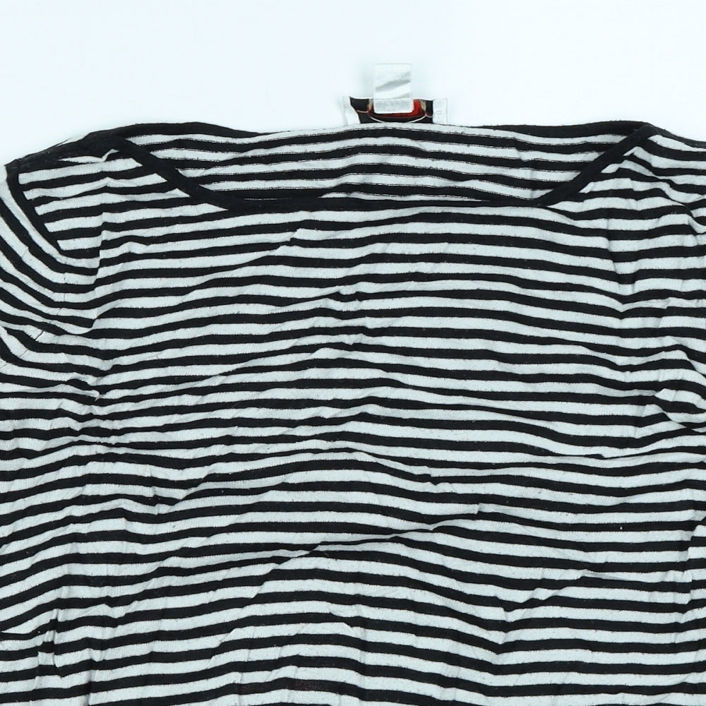 Womens UK Size M Talbots Black Basic T-Shirt
