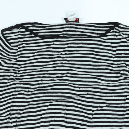 Womens UK Size M Talbots Black Basic T-Shirt