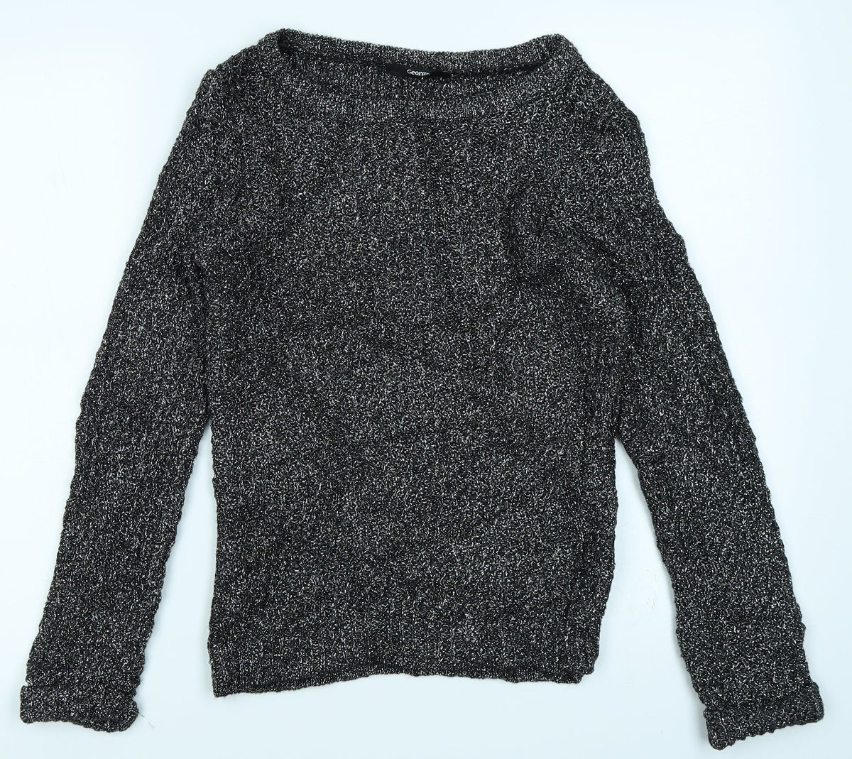 George Womens Silver   Pullover Jumper Size 10