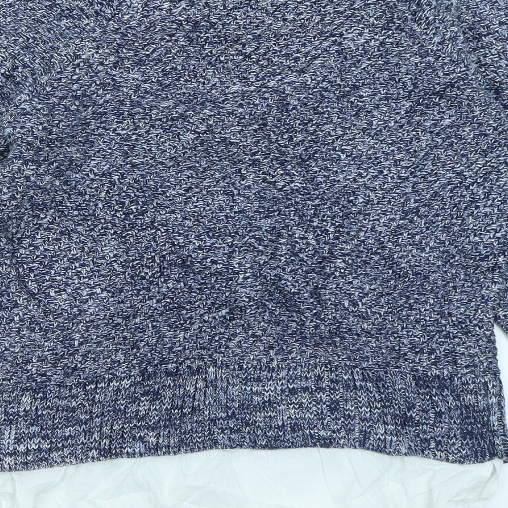 Tu Womens Blue  Knit Pullover Jumper Size 8