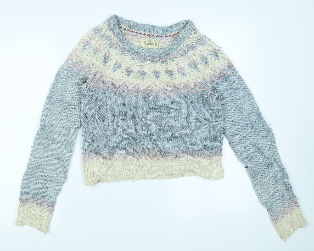 SoulCal Womens Blue   Pullover Jumper Size 8