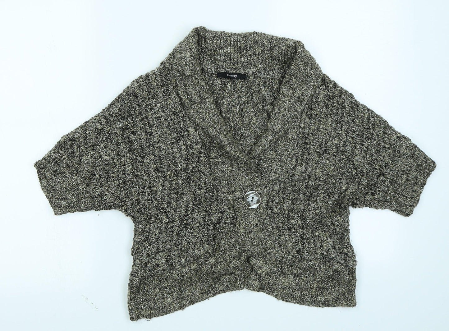 George Womens Brown   Cardigan Jumper Size L