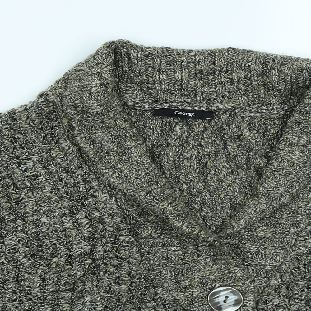 George Womens Brown   Cardigan Jumper Size L