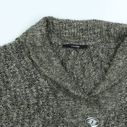 George Womens Brown   Cardigan Jumper Size L