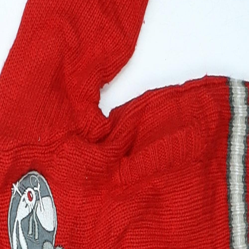 TISSAIA Baby Red  Knit Cardigan Jumper Size 6-9 Months