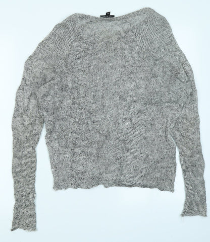 Topshop Womens Grey   Pullover Jumper Size 8